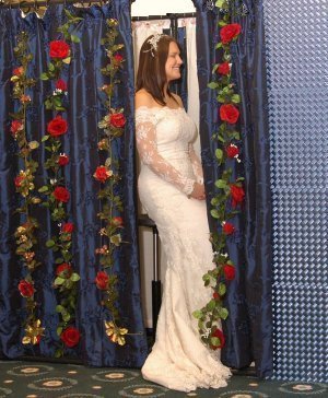 Bride in Booth